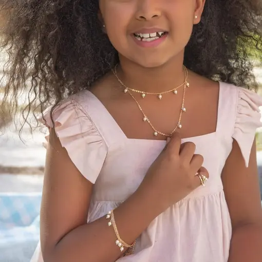 BRINCO KIDS DE PÉROLA SHELL