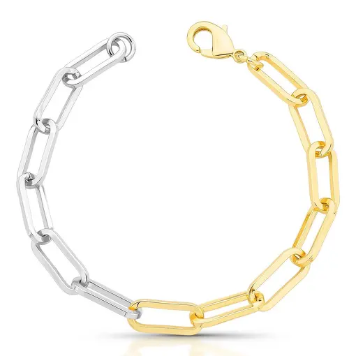 PULSEIRA EM ELOS OVAIS LISOS