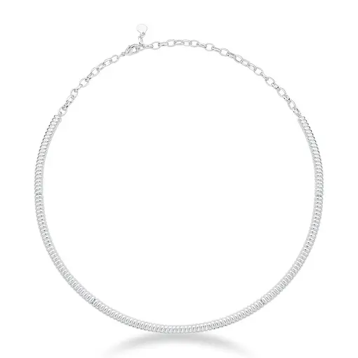 GARGANTILHA ARO MALEÁVEL TEXTURIZADO LISO