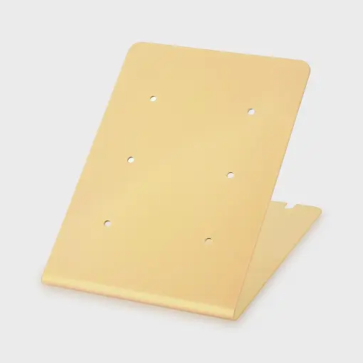 EXPOSITOR PARA BRINCO COM 8 FUROS METAL ZAMAC NA COR BRONZE