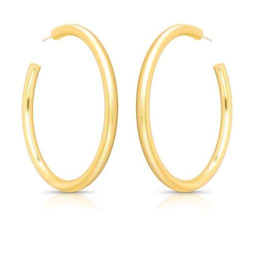 MEIA ARGOLA LISA ACETINADA