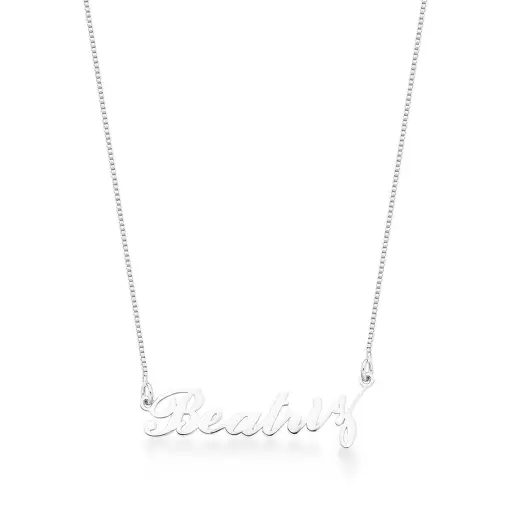 GARGANTILHA PERSONALIZADA NOME COM ATÉ 16 LETRAS