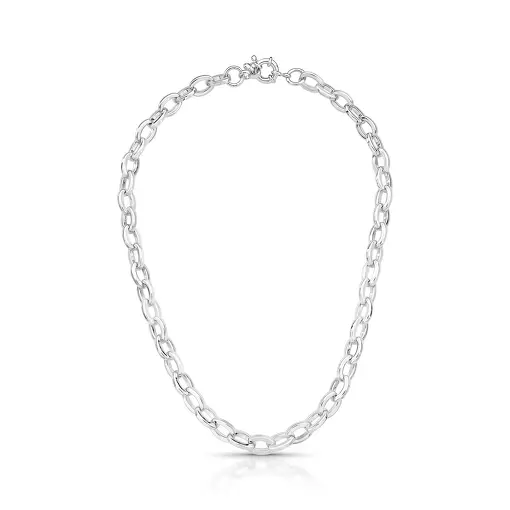 COLAR COM ELOS OVAIS LISOS