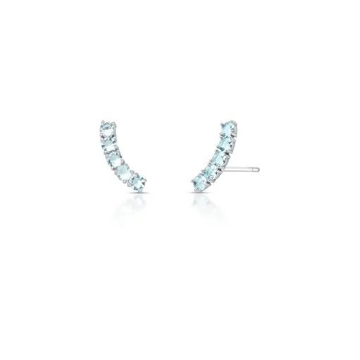 BRINCO EAR CUFF COM CRISTAIS REDONDOS