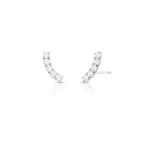 BRINCO EAR CUFF COM CRISTAIS REDONDOS