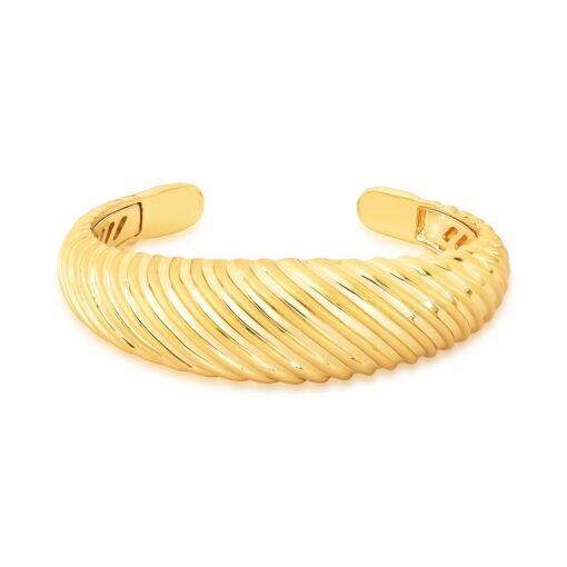 BRACELETE COM ABERTURA TEXTURIZADO ACETINADO