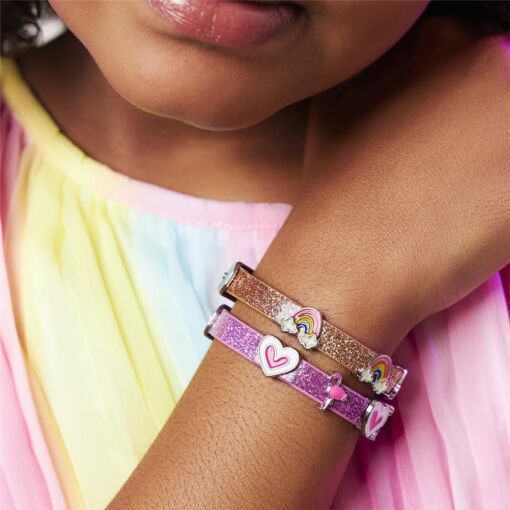 PINGENTE ESTEIRA KIDS DE CORAÇÃO ESMALTADO