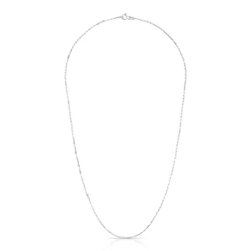 COLAR EM PALITOS LISOS PRATA LISA