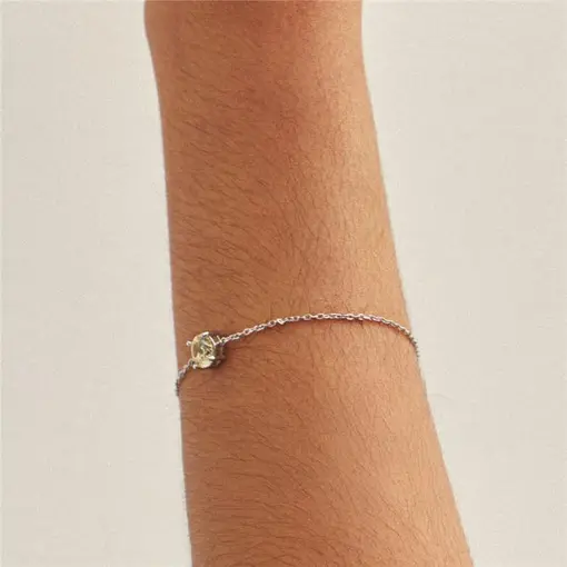 PULSEIRA PONTO DE LUZ COM CRISTAL REDONDO