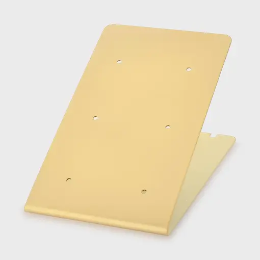 EXPOSITOR PARA BRINCO COM 8 FUROS METAL ZAMAC NA COR BRONZE