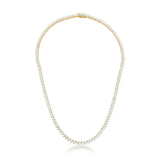 COLAR RIVIERA COM CRISTAIS REDONDOS