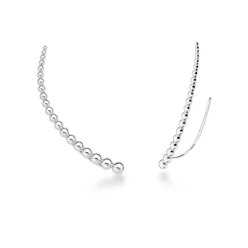 BRINCO EAR CUFF COM ESFERAS LISAS