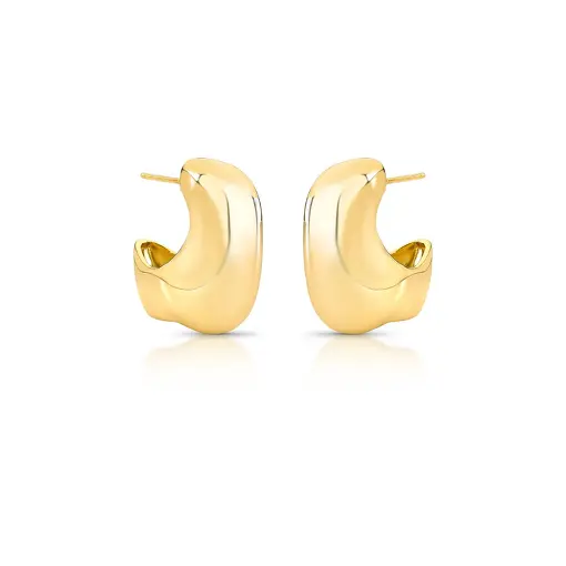 MEIA ARGOLA LISA CURVA ABAULADA