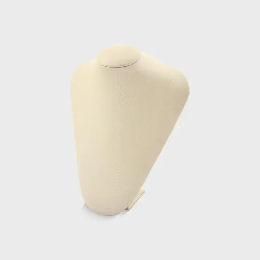 EXPOSITOR BUSTO NA COR PEROLA PEQUENO