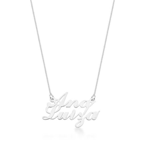 GARGANTILHA PERSONALIZADA NOME COM ATÉ 9 LETRAS