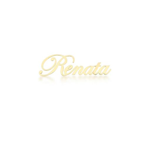 BROCHE PERSONALIZADO COM 1 PALAVRA DE ATÉ 9 LETRAS