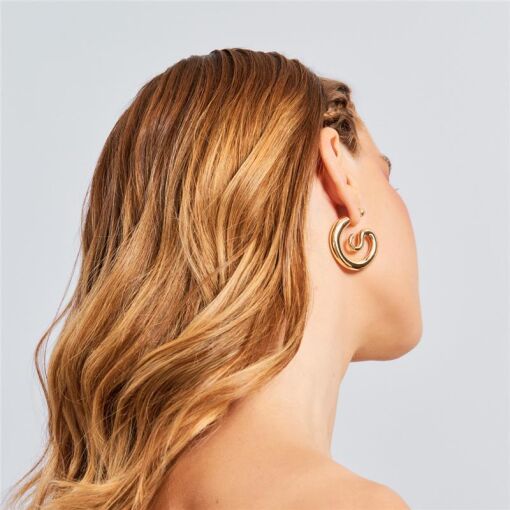 BRINCO EAR JACKET CURVA LISA