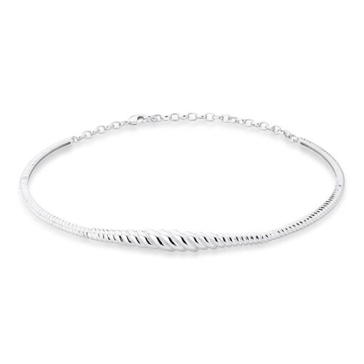 CHOKER MALEÁVEL TRABALHADA LISO BANHADO