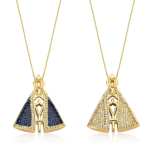 CORRENTE COM PINGENTE NOSSA SENHORA APARECIDA