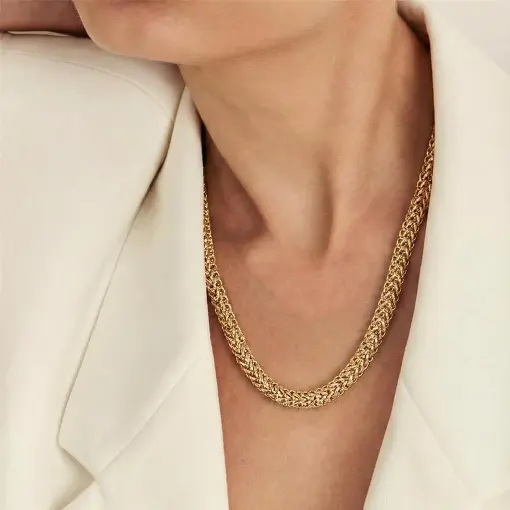 COLAR COM ELOS GROUMET LISO