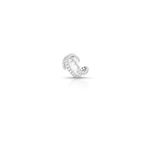 PIERCING DE ORELHA UNITÁRIO COM CRISTAL DE GOTA E ZIRCÔNIAS