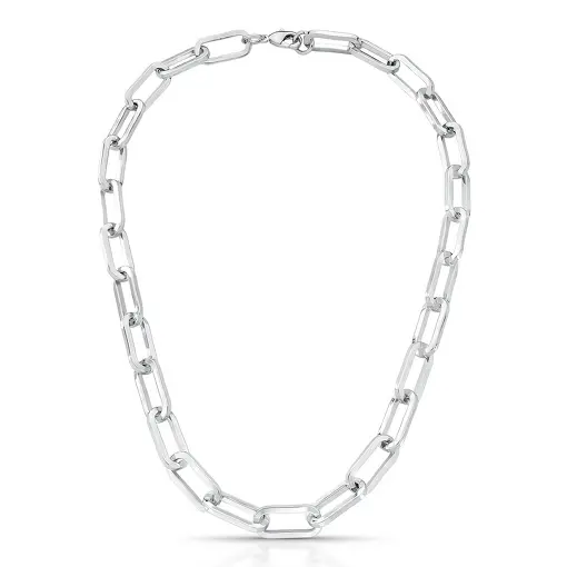 COLAR EM ELOS OVAIS LISOS