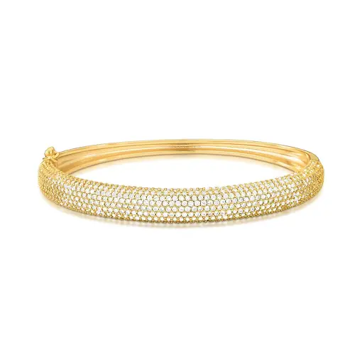 BRACELETE REDONDO COM ZIRCÔNIAS