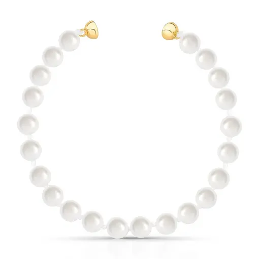 PULSEIRA COM PÉROLAS SHELL E FECHO IMÃ