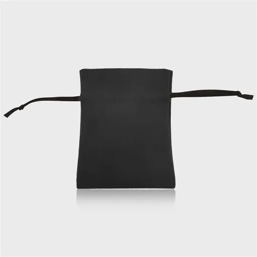 SAQUINHO EM SUEDE PRETO 7X9 COM 10 UNIDADES