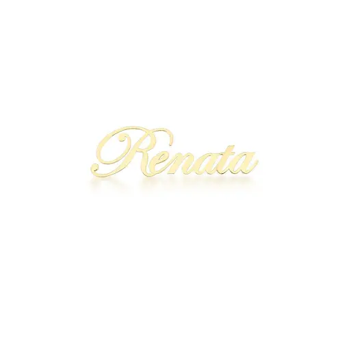 BROCHE PERSONALIZADO COM 1 PALAVRA DE ATÉ 9 LETRAS