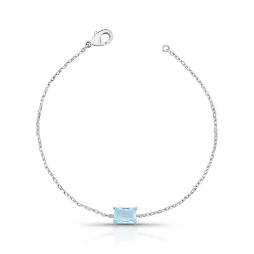 PULSEIRA COM CRISTAL RETANGULAR