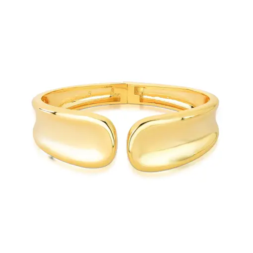 BRACELETE OVAL COM ABERTURA E LISO