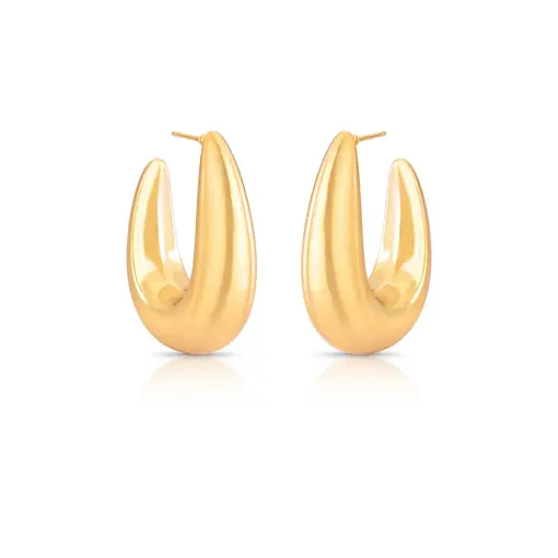 MEIA ARGOLA ABAULADA LISA