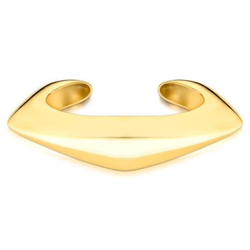 BRACELETE CURVO ABAULADO E LISO