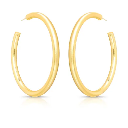 MEIA ARGOLA LISA ACETINADA