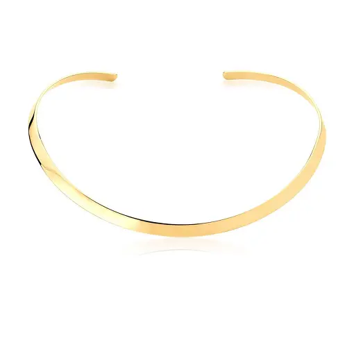 GARGANTILHA CURVA E LISA