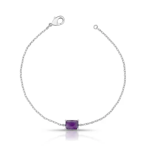 PULSEIRA COM CRISTAL RETANGULAR