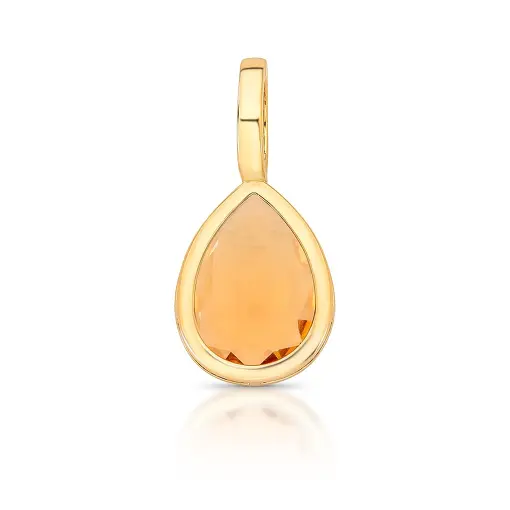 PINGENTE COM CRISTAL DE GOTA E FECHO