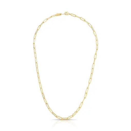 COLAR COM ELOS OVAIS VAZADOS