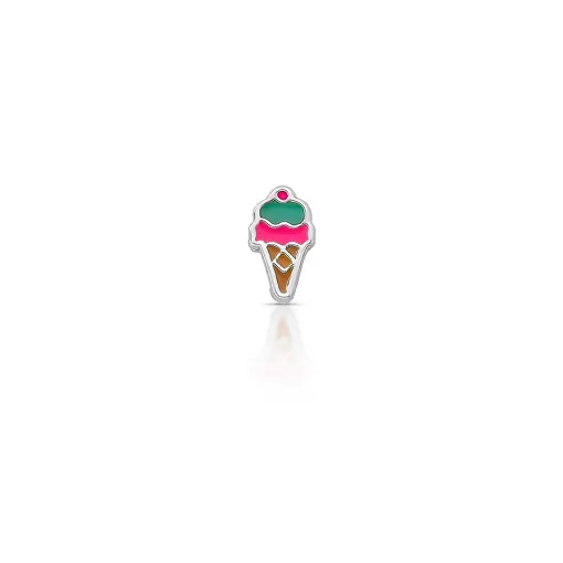 PINGENTE ESTEIRA KIDS DE SORVETE ESMALTADO