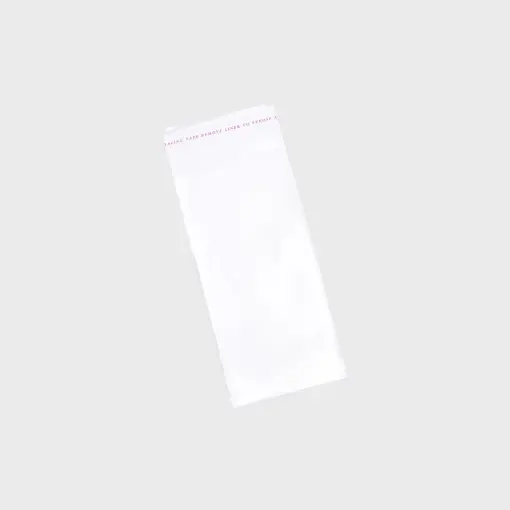 SAQUINHO DE PLÁSTICO AUTO COLANTE 100 UNIDADES 6.5CMX13CM