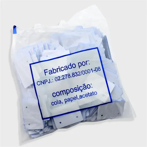 ETIQUETA RETANGULAR PARA BRINCO PLASTIFICADA
