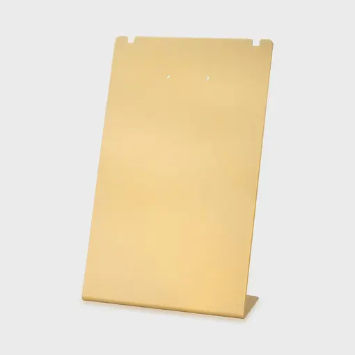 EXPOSITOR PARA BRINCO E COLAR METAL ZAMAC NA COR BRONZE