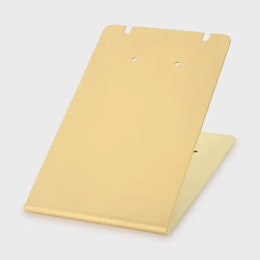 EXPOSITOR PARA BRINCO COM 8 FUROS METAL ZAMAC NA COR BRONZE