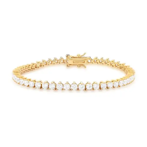 PULSEIRA RIVIERA COM CRISTAIS REDONDOS