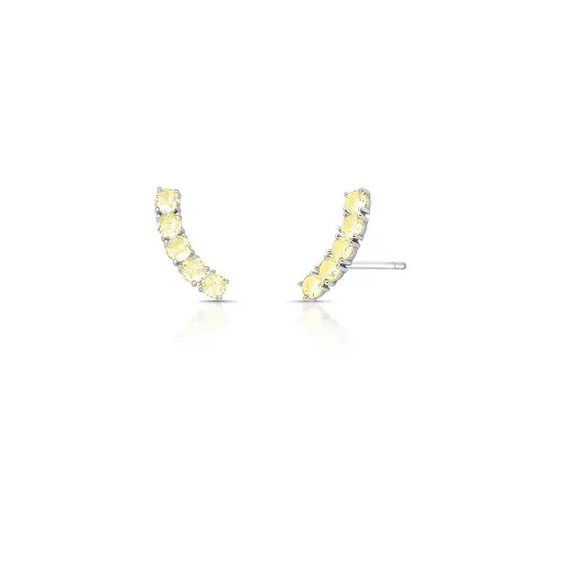 BRINCO EAR CUFF COM CRISTAIS REDONDOS