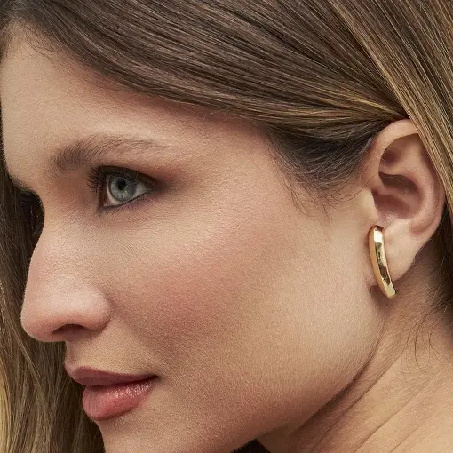 BRINCO EAR HOOK CURVO E LISO