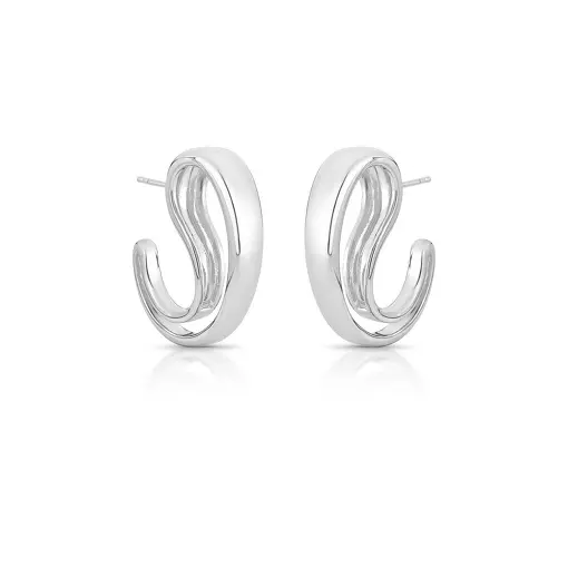 MEIA ARGOLA LISA CURVA VAZADA