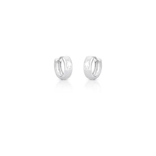 ARGOLA REDONDA COM CRISTAL OVAL