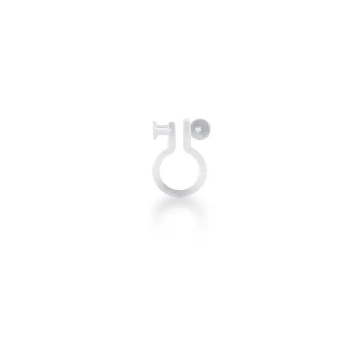 AROS EM SILICONE PARA BRINCOS COM 50 UNIDADES